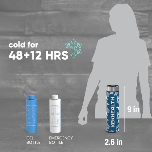 KEKHEALTH Cooler de insulina Estojo de viagem com exibição de temperatura refrigerador de medicament