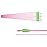 GPP 28 Pink Fiberglass Archery Target Arrows - Practice Arrow or Youth Arrow for Recurve Bow- 12 Pack
