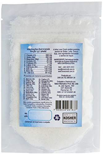 Sal Marinho Integral Leve Crock 50g