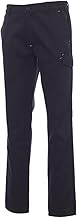 PAYPER Power Unisex Work Trousers for Men and Women, 100% Cotton, Zip Closure, Front Side Pockets, Metro Holder Waist Loops, Navy Blue
