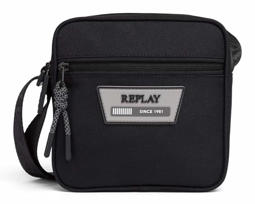 Bandolera Replay Reporter Bag en color negro casual
