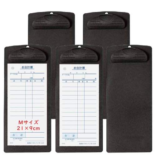 朝日【新品未使用15個セット】伝票ホルダー 伝票バインダー Amazon | S.fields.inc 伝票ホルダー 伝票クリップボード 21×9cm