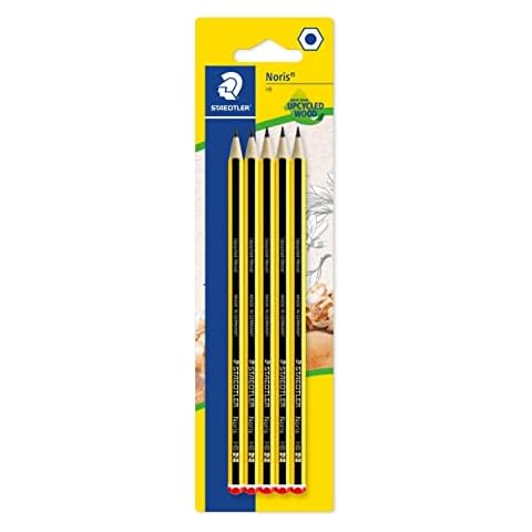 STAEDTLER Noris HB Pencils with Sharpener Cover