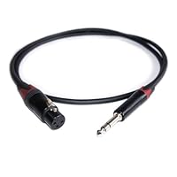 Amazon.co.jp: MOGAMI【2534 黒】XLRキャノン(メス)-TRSフォン 3m