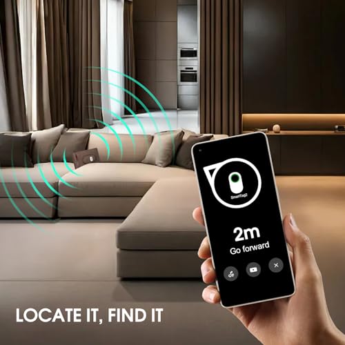 GAOCHALE Mens Wallet for Samsung Smarttag2 Slim Minimalist Wallet Compatible with Samsung Tag RFID Blocking Card Holder with 2 ID Windows up to 15+ Cards(Coffee)2