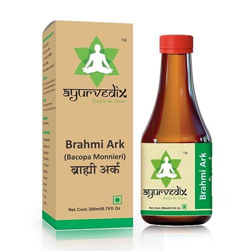 Image of Brahmi Ark 200 ml | Natural Brahmi (Bacopa Monnieri) Hydrosol | Supports Mind Wellness, Focus & Alertness | Ayurvedic Herbal Brain Tonic | FSSAI Certified