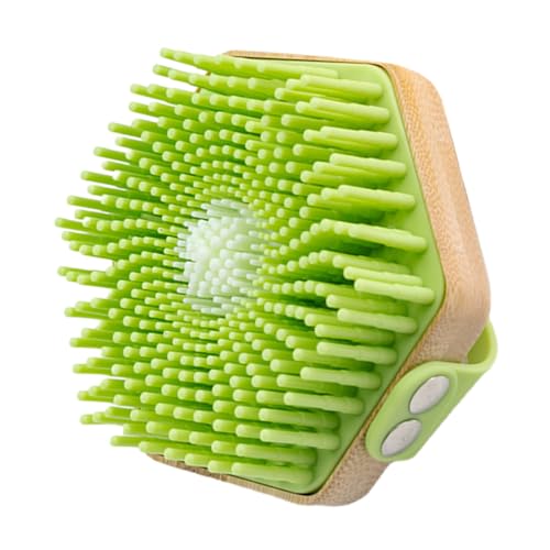 DECOMELODY Brosse de Bain Silicone Douce et Portable Gommage Exfoliant Corporel Brosse Spa Pratique pour Nettoyage Humide et Sec pour Jambes et Bras