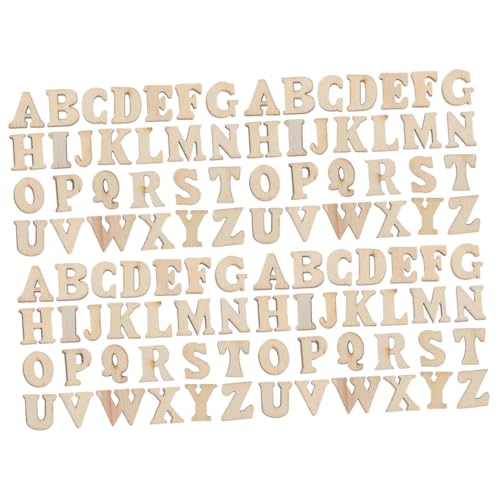 FAVOMOTO 2sets Wood Cutouts Smooth Surfaces DIY Handcrafts for Parties Holidays 104pcs*2