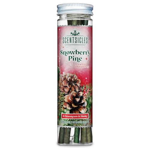 Scentsicles Christmas Scent Sticks - Pack of 6 - Snowberry Pine
