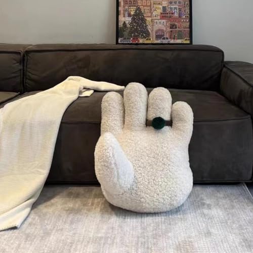 Coussin en forme de main décoratif canapé lit voiture 40x38cm