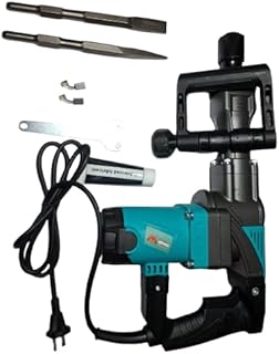 (R.S) ENTERPRISES Traders Electric Demolition Hammer, 1500W, Heavy Duty Concrete Breaker, Corded Electric, Metal, 60x15x65 Centimetres