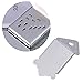 WINOMO Chrome Mandolin Guitar Tailpiece with Cover and Screws