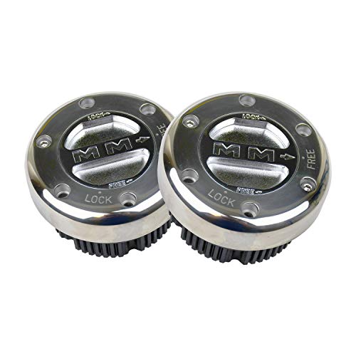 Mile Marker Premium Locking Hubs (449SS),Silver #1