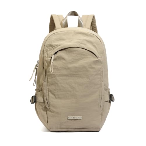 Mochila Escolar Infantil Impermeável, 20 Litros, Leve 200g, 37x25x15cm, para Crianças de 6 a 9 Anos (Cáqui)