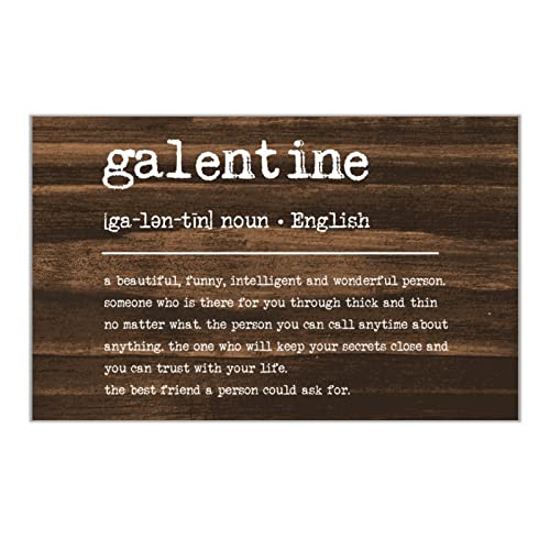 Panneau en bois Galentine Evans1nism 25x40 cm pour salon