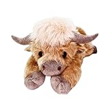 Highland Cow Peluches, Alivios Vacas Las Tierras Altas Peluche, Alivia Estrés Siéntete Como Verdad Vacas Las Tierras Altas Peluche, Sanación Emocional Lindo Realista V-aca Peluches, Para Niños Regalo