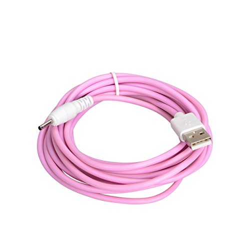 Charging Cord for Nabi 2 II NABI2-NV7A NABI2-NVA, 10 Feet, Pink