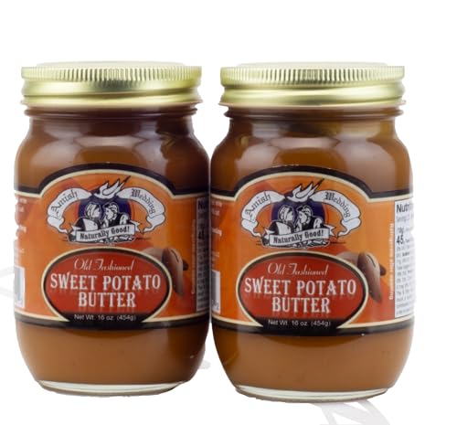 Amish Wedding Sweet Potato Butter, TWO 16 oz. (454g) Jars