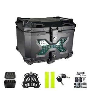 EagerMinds Topcase Motorrad Aluminiumlegierung 45L