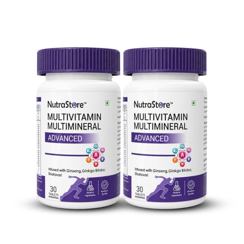 Image of NutraStore Multivitamin Multimineral Advanced Tablets for Men & Women | 30 Tablets (Pack of 2)