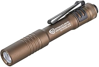 Streamlight 66608 MicroStream 250-Lumen USB Rechargeable Pocket Flashlight, Clear Retail Packaging, Coyote