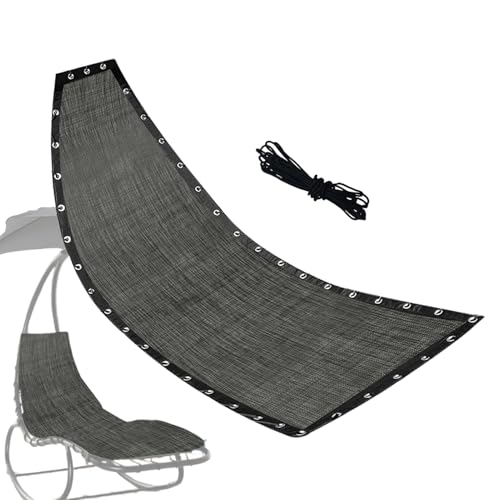 Malla de repuesto para sillas de patio, malla de repuesto impermeable para sillas de exterior, accesorios de hamacas para granja, patio, hogar, jardín, camping al aire libre, porche