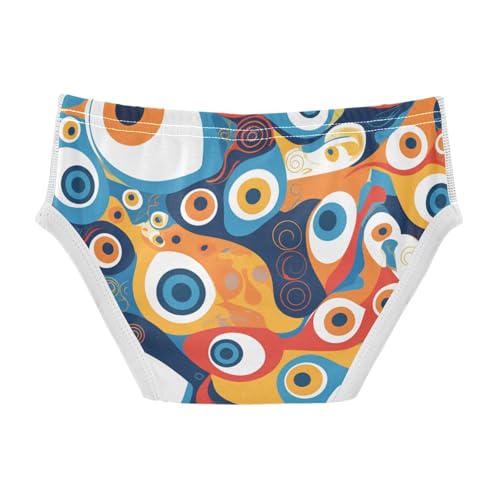 KLL Evil Eye Circle Toddler Boys Cotton Underwear Breathable Children Undies2