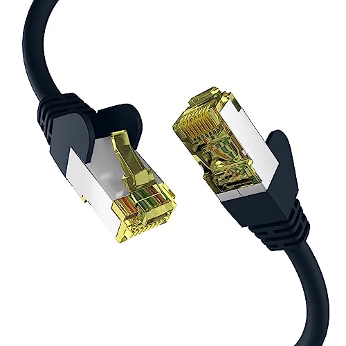 EFB-Elektronik, CAT. 6a network cable up to 10 Gbit, 10m LAN cable Ethernet cable patch cable with jack/kink protection