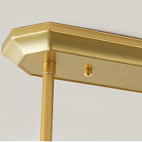 Plafonnier suspendu en cristal doré au design rustique de luxe - 3