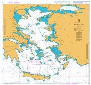 UKHO BA Chart 180: Aegean Sea