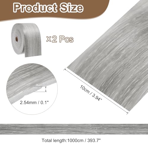 Papel tapiz extraíble de grano de madera gris para decorar salones modernos 2