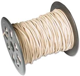 UnCommon Artistry Faux Leather Suede Beading Cord (Off White, 10 ft)