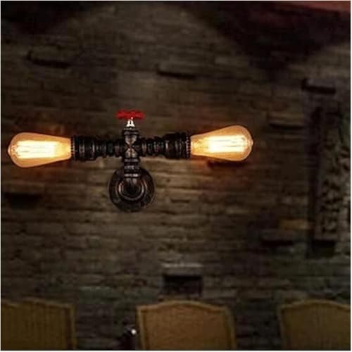 Lámpara de tubería de agua industrial para iluminar pasillos y balcones con elegancia retro 2