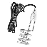 Calentador de inmersión Calentador De Inmersión Eléctrica Calentador De Acero Inoxidable Varilla De Calentamiento De Agua, Mini Calentadores De Agua Hervir Eléctricos Portátiles para Viajes