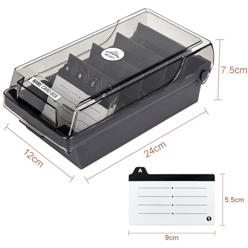 Porte-cartes de Visite,Boîte de Rangement pour Cartes de