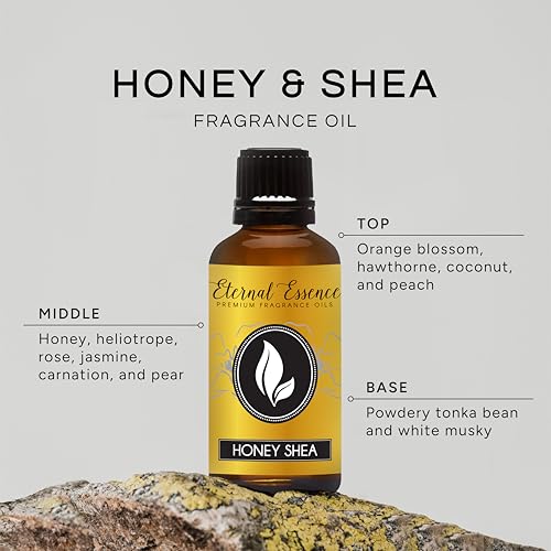 Image of Eternal Essence Oils Honey & Shea 30ml Premium Fragrance Oil - for Candle, Soap Making, Aromatherapy, Diffusers, Home Care, & Humidifiers