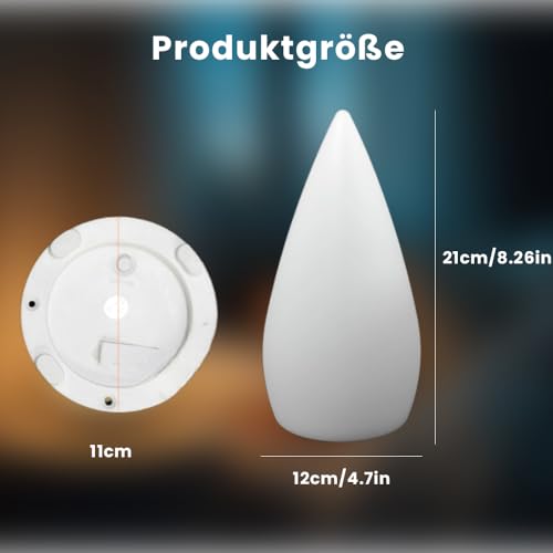Saunalampe Wrqioo dimmbar mit RGB Farben und Fernbedienung