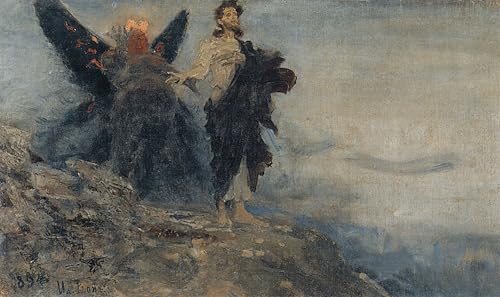 Tableau Il'ya Repin Suivez moi ennemi, décoration murale 60x90cm pour bureau et salon élégant