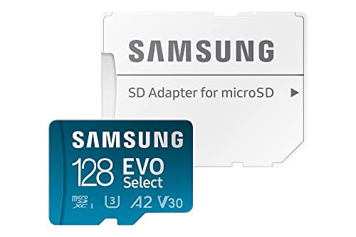 Image of EVO Select 128GB microSDXC UHS-I U3 130MB /s Full HD & 4K UHD Memory Card Including SD-Adapter (MB-ME128KA /EU)