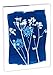 Produktbild Clairefontaine 83507C - Korrespondenzset Cyanotype mit 8 Einzelkarten 11x15,5 cm sortiert und 8 Umschlägen Pollen C6 Naturweiß, 1 Set