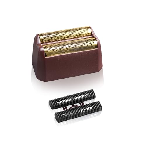 Replacement Foil And Cutter Bar Assembly Compatible With Wahl Shaver Foil 7031-100, 7043-100 Super Close Shaving Replacement Heads，red