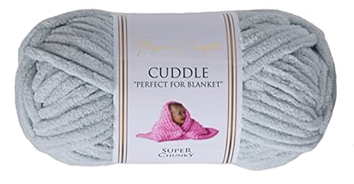 Utopia Crafts Cuddle Laine Chenille, Fil Chenille, Pelote de Laine à Tricoter Super Épaisse de 100 g (60 m), Moelleuse, Douce, Facile à Utiliser, Idéale...