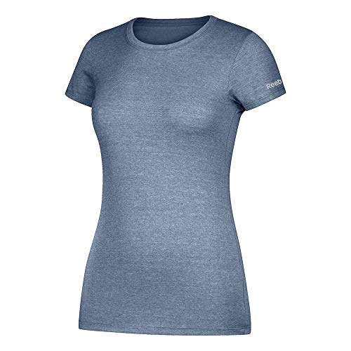 T-shirt Reebok Crossfit femme bleu fini les irritations pendant l'effort