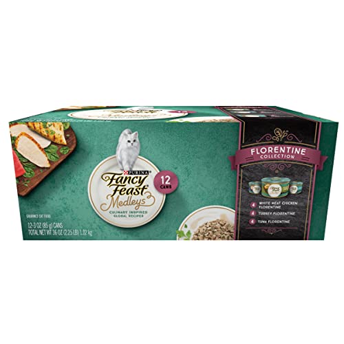 Fancy Feast Purina Medleys Florentine Wet Cat Food, 3 oz. Cans, 2x12 Pack - image 1