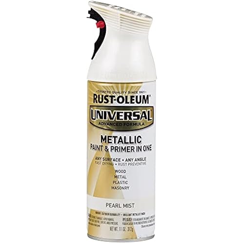 Rust-Oleum Universal All Surface Metallic Mist Spray Paint, Pearl Mist
