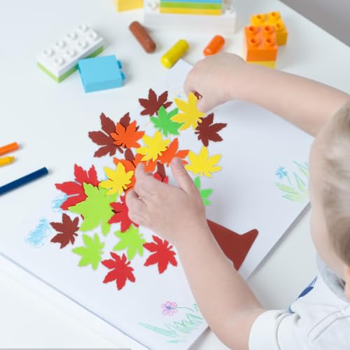 4 Sets DIY Pegatinas Pizarra de Aula y Diseño de Hojas miniatura 4