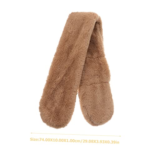 3pcs Kids Warm Plush Neck Scarf Winter Fleece Scarf for Boys and Girls Soft Neck Warmer for Outdoor Activities2