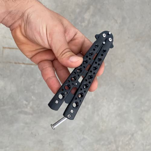 Faca Butterfly Sem Fio Batanga Para Treinos Manobras Aço Inox Luxuosa