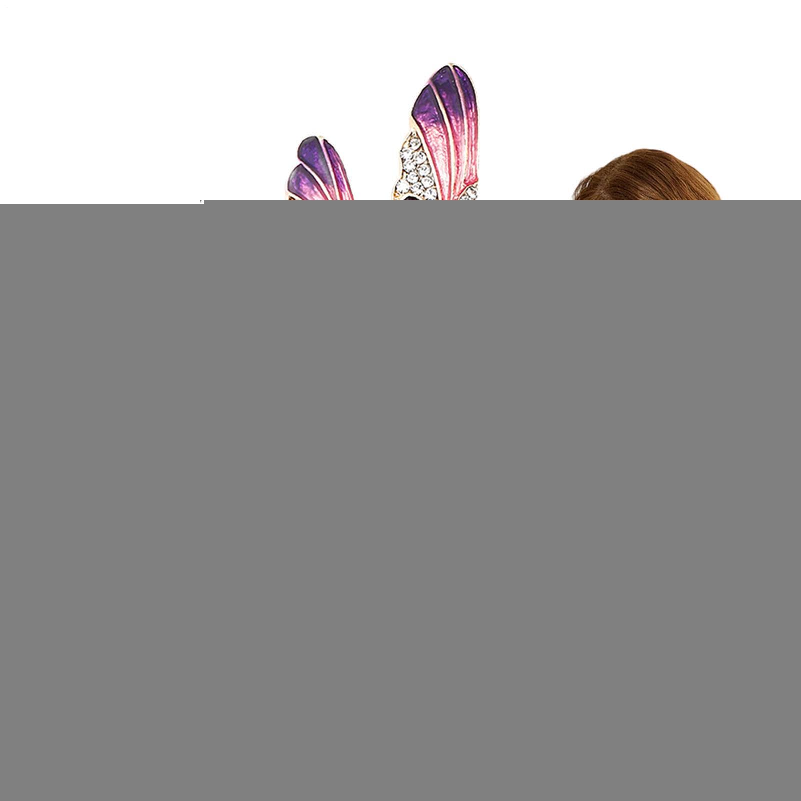 Broszka Ważka Szpilki Dla Kobiet, Stras Smok Fly Pins, Statement Animal Broszka, Ważka Biżuteria, Zwierzę Na Boże Narodzenie, Fly Smok Na urodziny, Walentynki, Rodzina