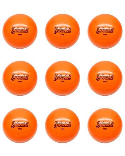 Jehezkel Weighted Balls For Softball & Baseball - 9 Pack 1Lb Practice Heavy Ball For Batting, Hitting & Pitching Training, Improve Mechanics And Power, 3.82Inch, Orange #TOP29